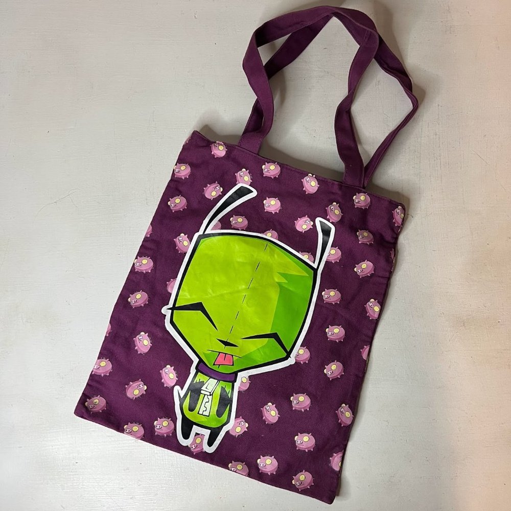 Vintage Nickelodeon Invader Zim Girr Tote Bag